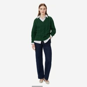 NWT Frank & Oak Merino Wool Blend Sweater - Small - Green
